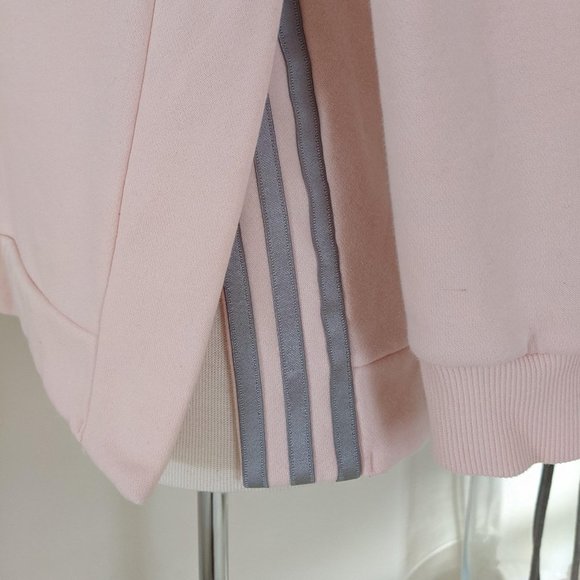 Adidas Pink Hoodie with Adidas logo in the front. Size S Loose fit - Picture 4 of 17